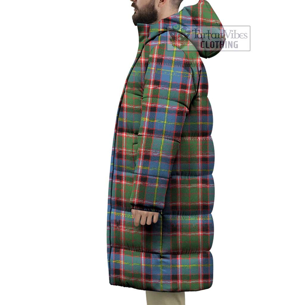 Tartan Vibes Clothing Norvel Tartan Long Down Jacket