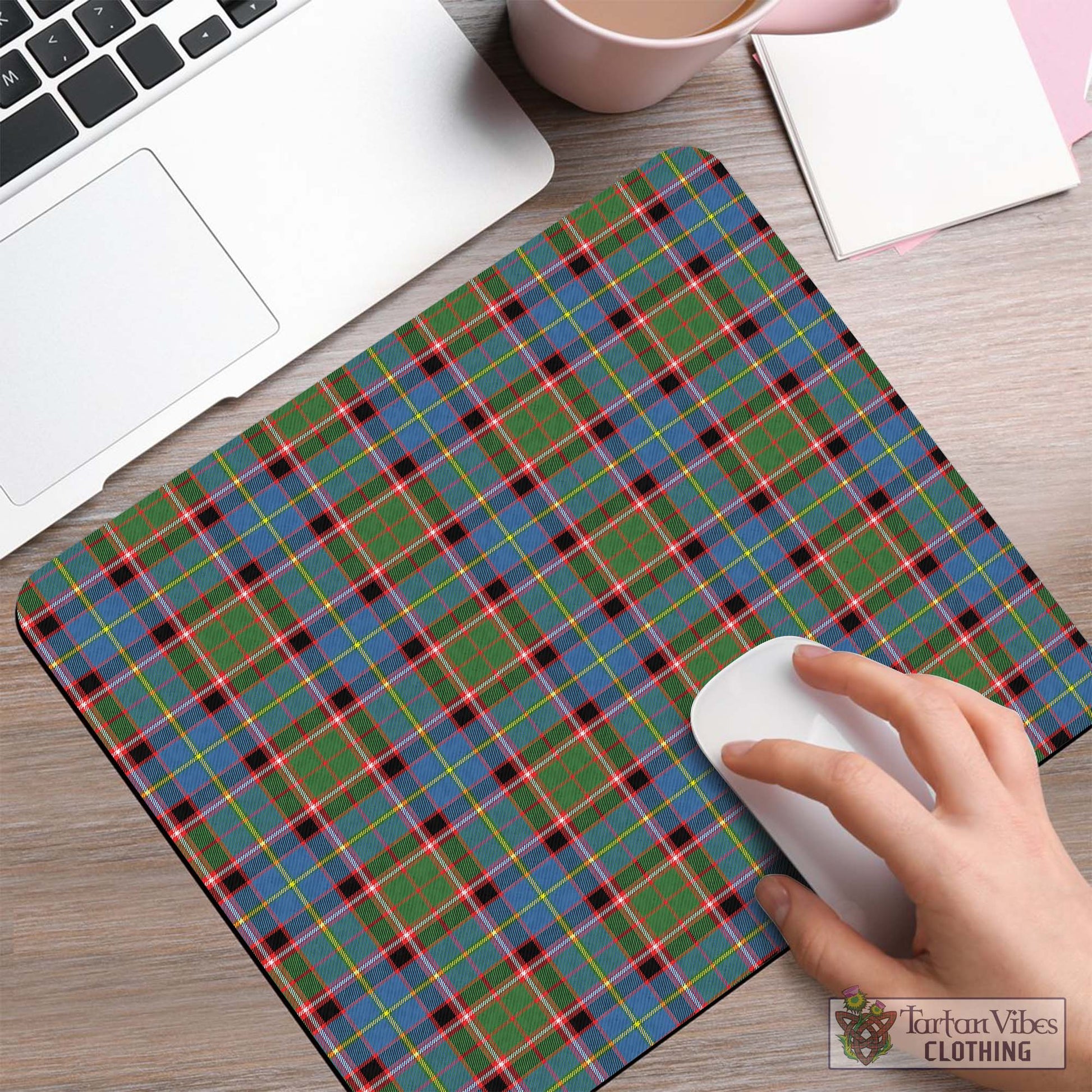 Tartan Vibes Clothing Norvel Tartan Mouse Pad