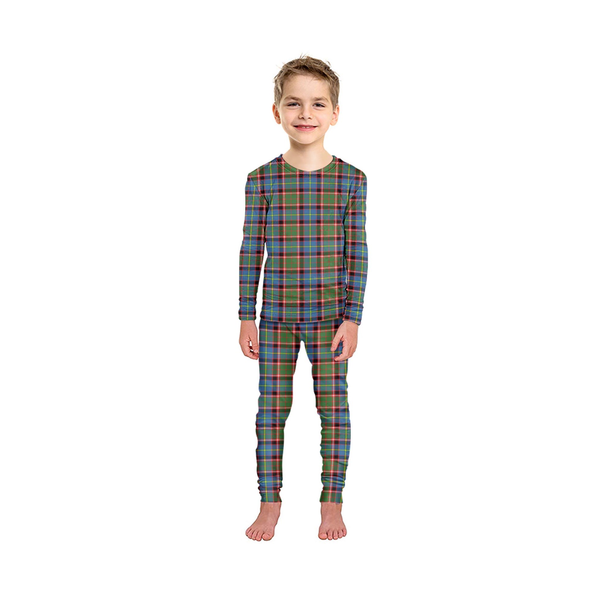 Norvel Tartan Pajamas Family Set - Tartanvibesclothing