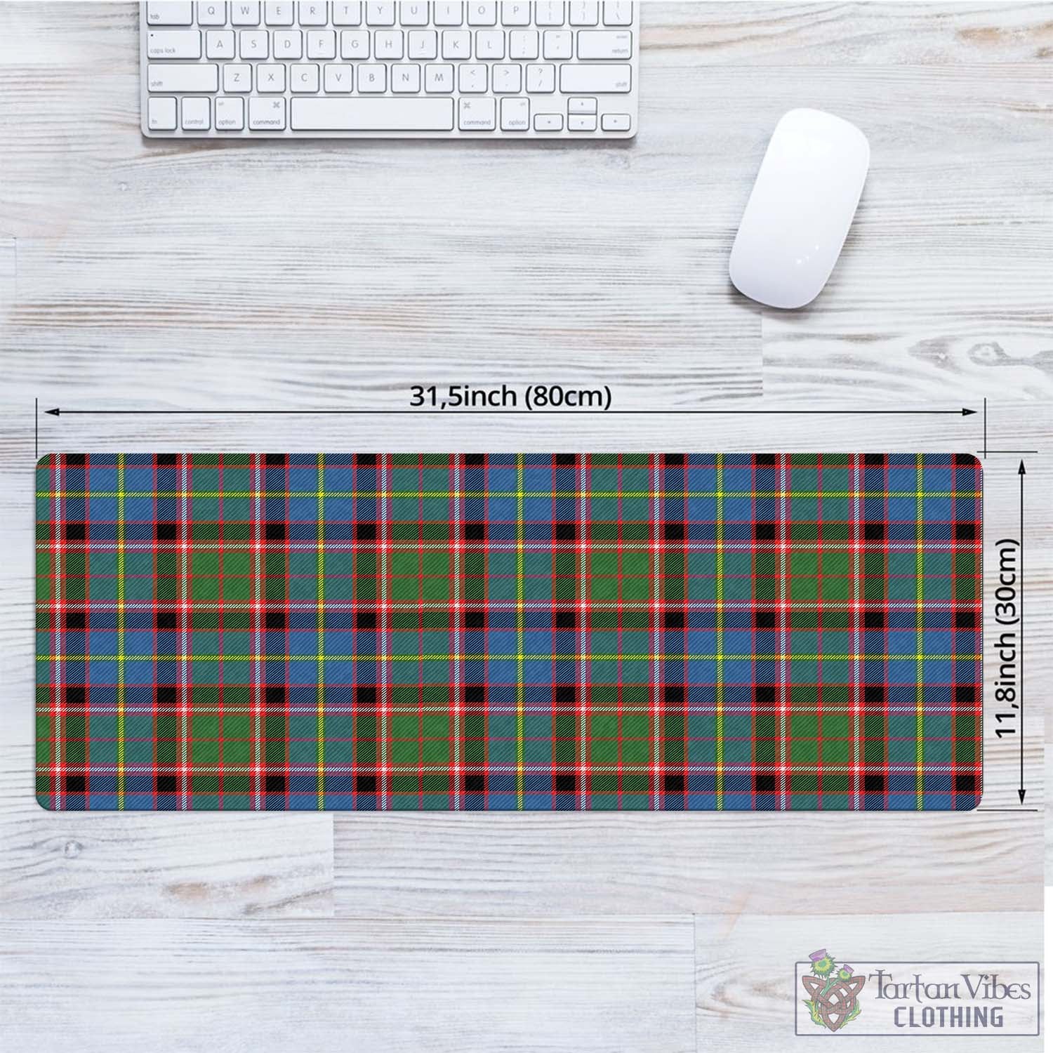 Tartan Vibes Clothing Norvel Tartan Mouse Pad