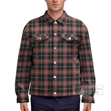 Norwegian Night Tartan Unisex Lapel Cotton Jacket