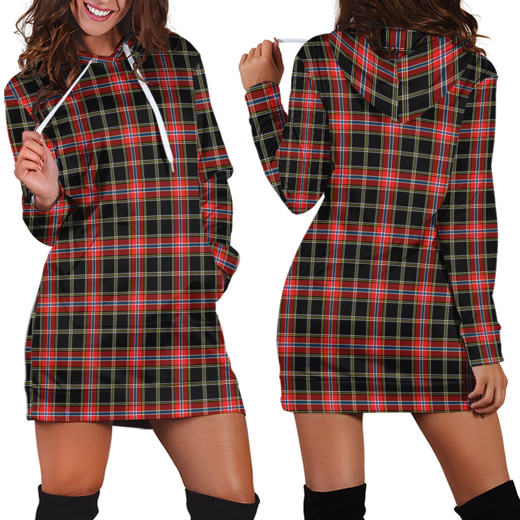 Norwegian Night Tartan Hoodie Dress - Tartan Vibes Clothing