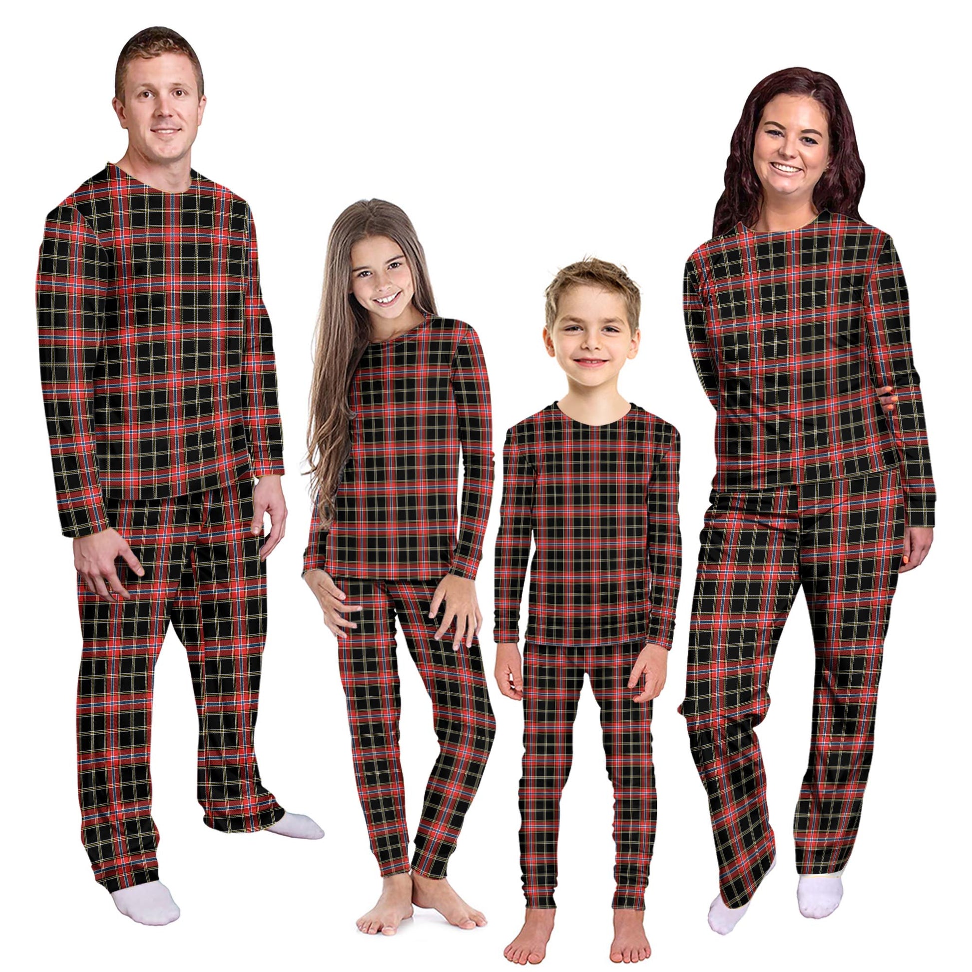 Norwegian Night Tartan Pajamas Family Set Kid - Tartan Vibes Clothing