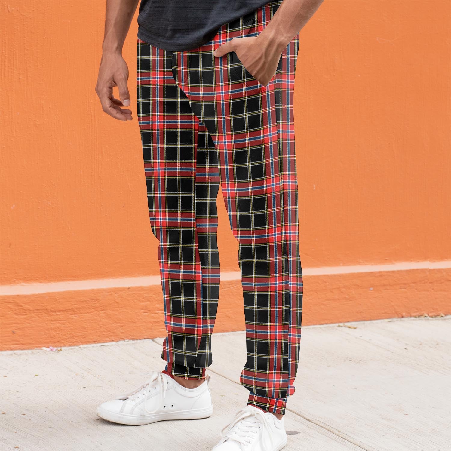 Norwegian Night Tartan Joggers Pants S - Tartanvibesclothing