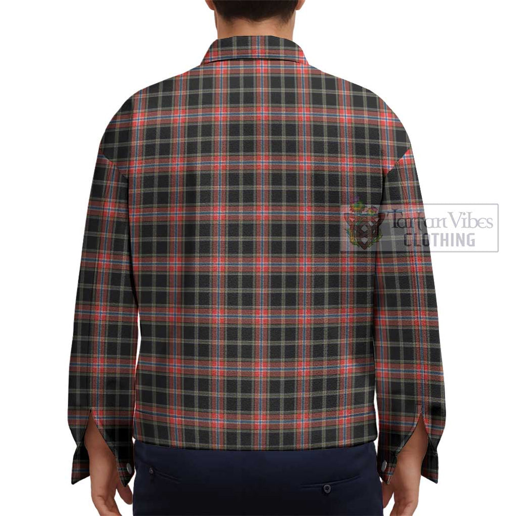 Norwegian Night Tartan Unisex Lapel Cotton Jacket - Tartan Vibes Clothing