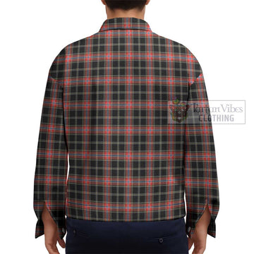 Norwegian Night Tartan Unisex Lapel Cotton Jacket