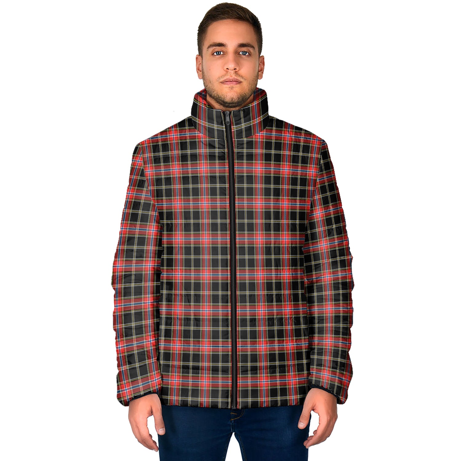 Norwegian Night Tartan Padded Jacket - Tartan Vibes Clothing