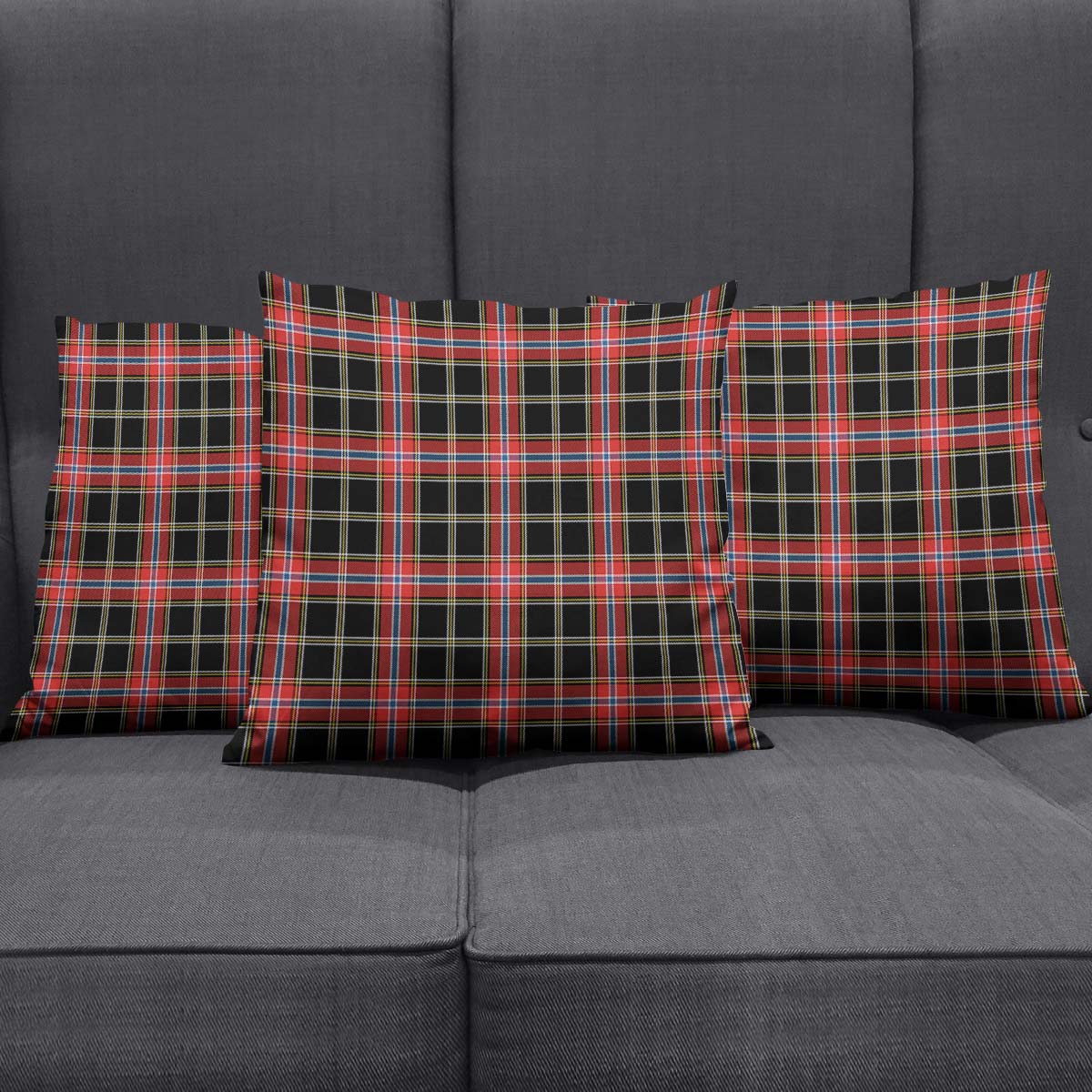 Norwegian Night Tartan Pillow Cover - Tartanvibesclothing