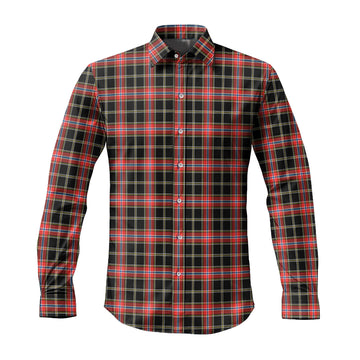 Norwegian Night Tartan Long Sleeve Button Up Shirt