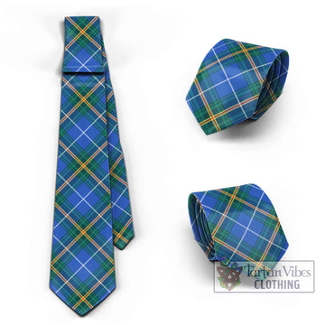 Nova Scotia Province Canada Tartan Classic Necktie Cross Style