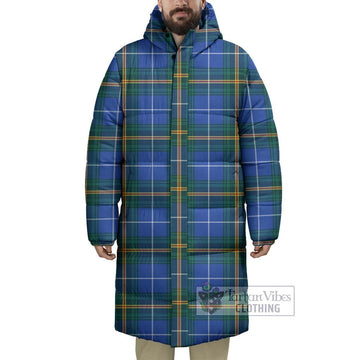 Nova Scotia Province Canada Tartan Long Down Jacket