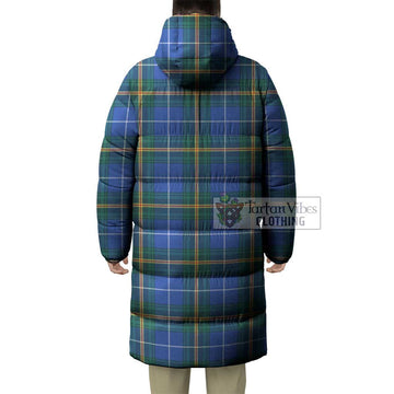 Nova Scotia Province Canada Tartan Long Down Jacket