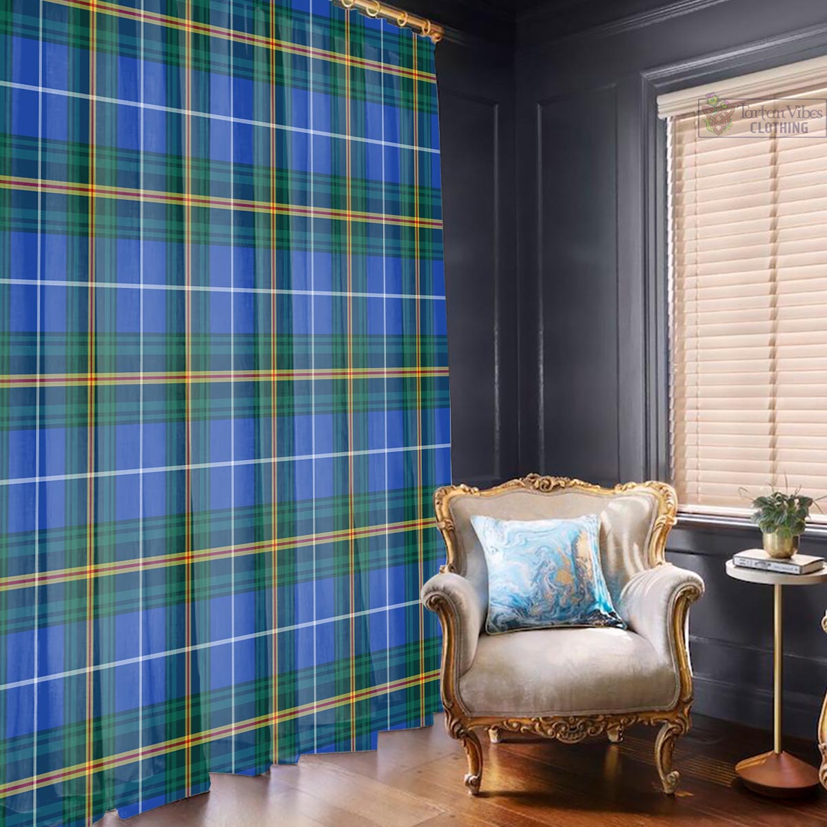 Nova Scotia Province Canada Tartan Window Curtain