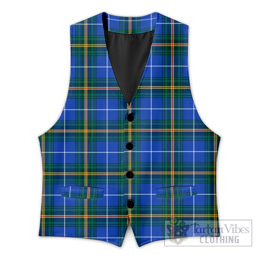 Tartan Vibes Clothing Nova Scotia Province Canada Tartan Men's Sleeveless Suit Vest