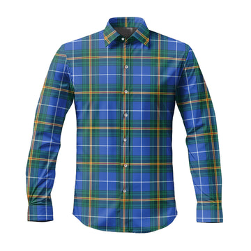 Nova Scotia Province Canada Tartan Long Sleeve Button Up Shirt