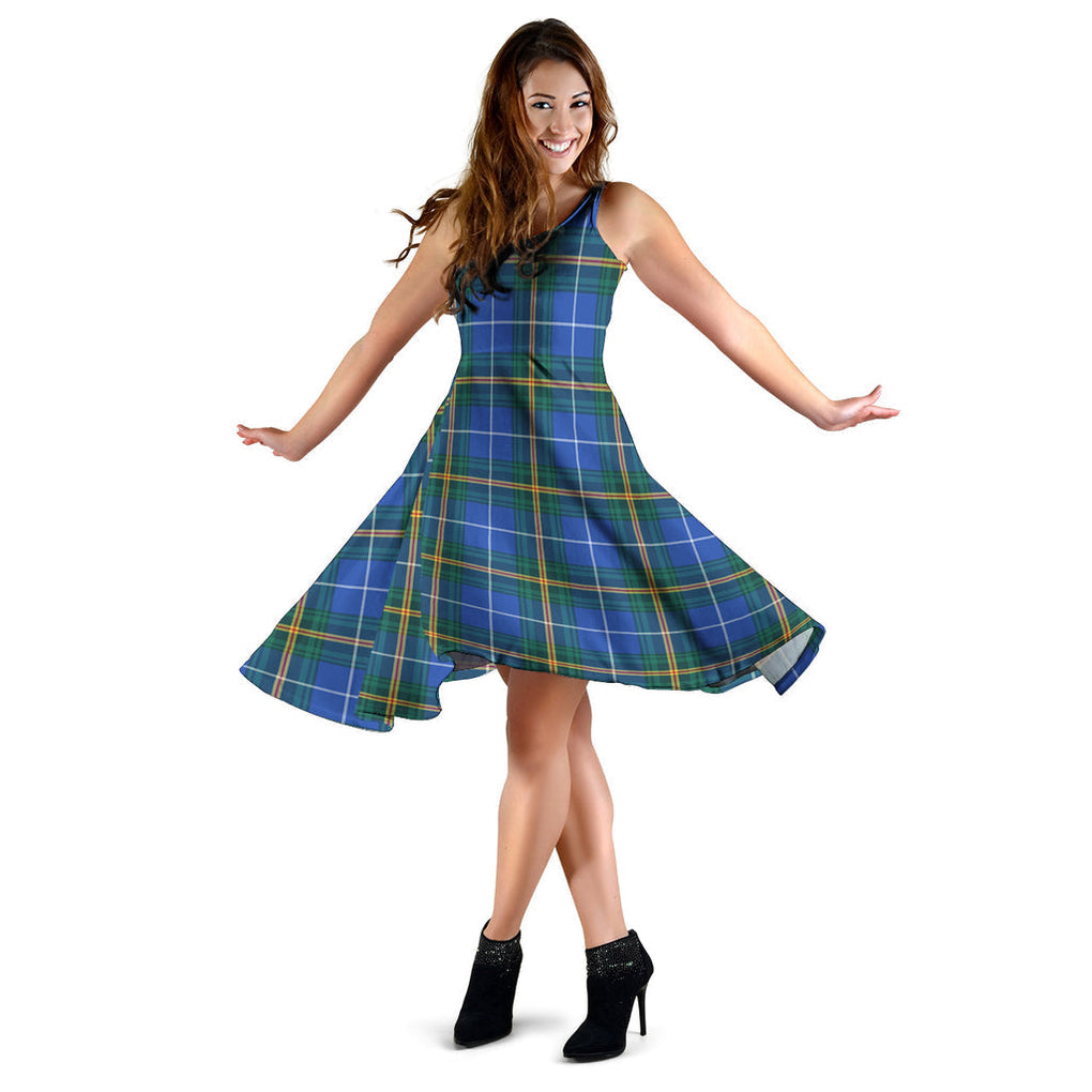 nova-scotia-province-canada-tartan-sleeveless-midi-womens-dress