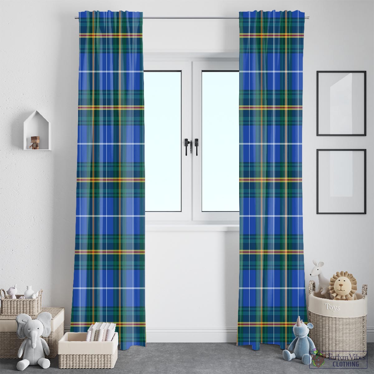 Nova Scotia Province Canada Tartan Window Curtain