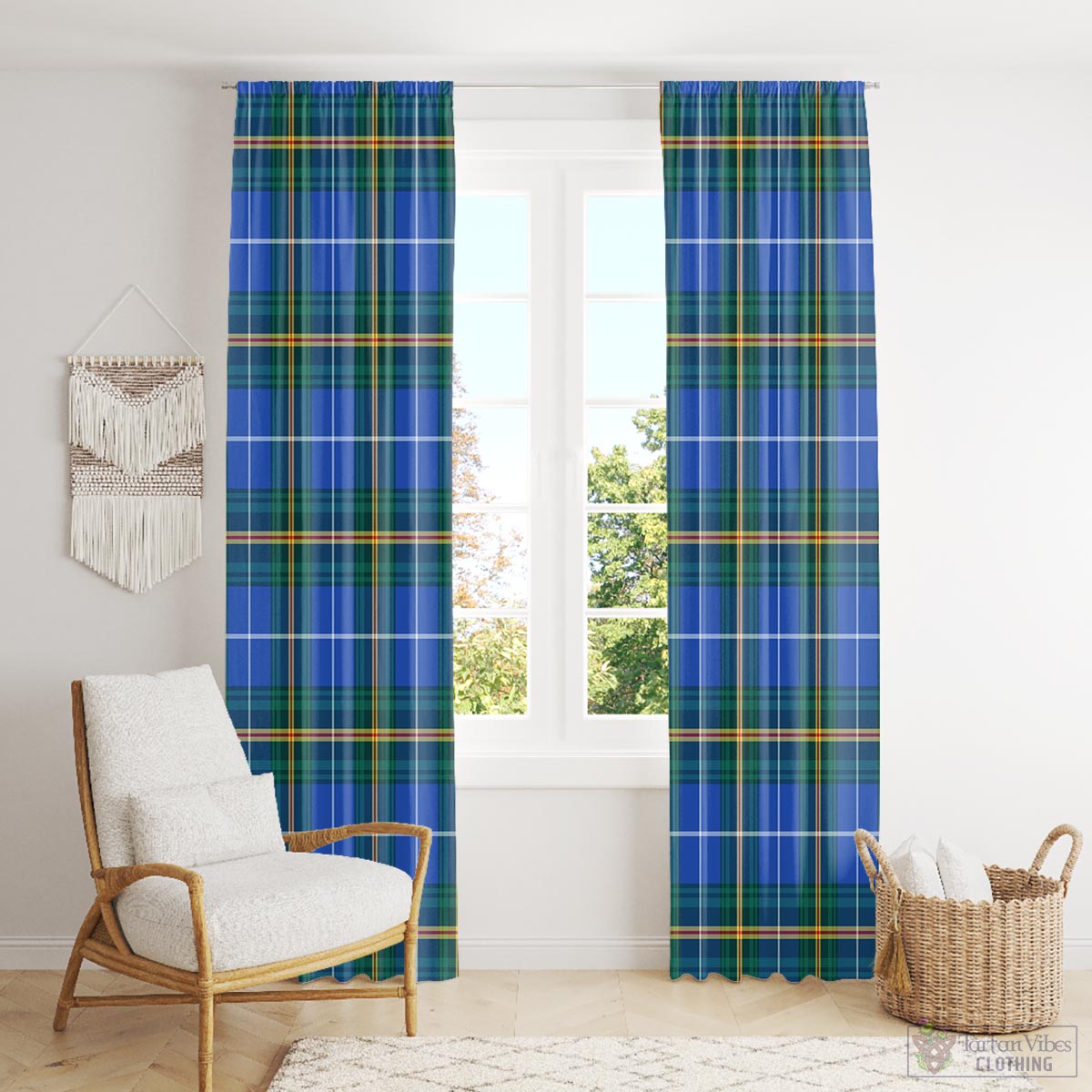 Nova Scotia Province Canada Tartan Window Curtain