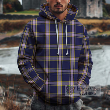 Nunavut Territory Canada Tartan Cotton Hoodie