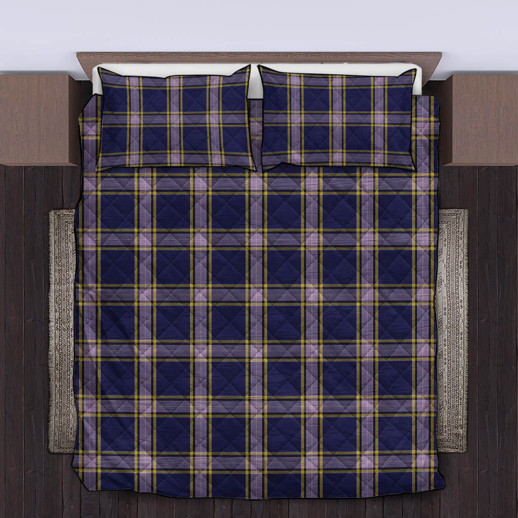 Nunavut Territory Canada Tartan Quilt Bed Set King - Tartan Vibes Clothing