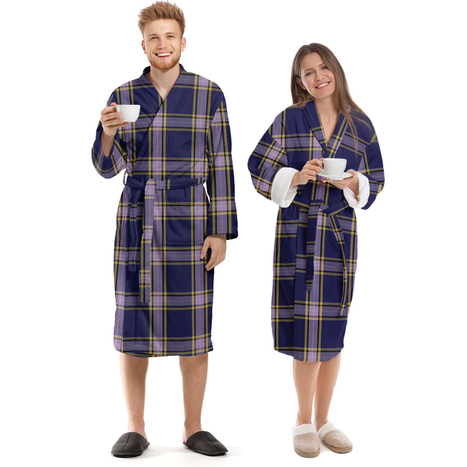 nunavut-territory-canada-tartan-bathrobe