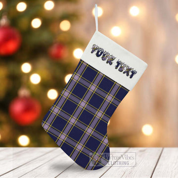 Nunavut Territory Canada Tartan Christmas Stocking with Personalized Text - Tartan Vibes Clothing