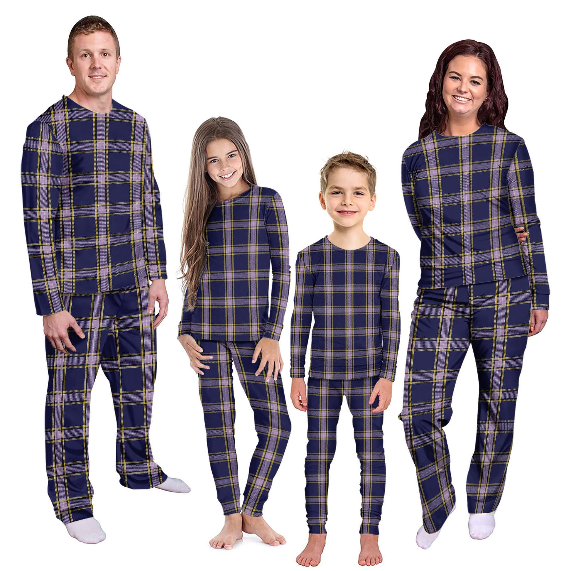 Nunavut Territory Canada Tartan Pajamas Family Set Kid - Tartan Vibes Clothing