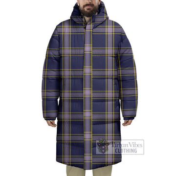 Nunavut Territory Canada Tartan Long Down Jacket