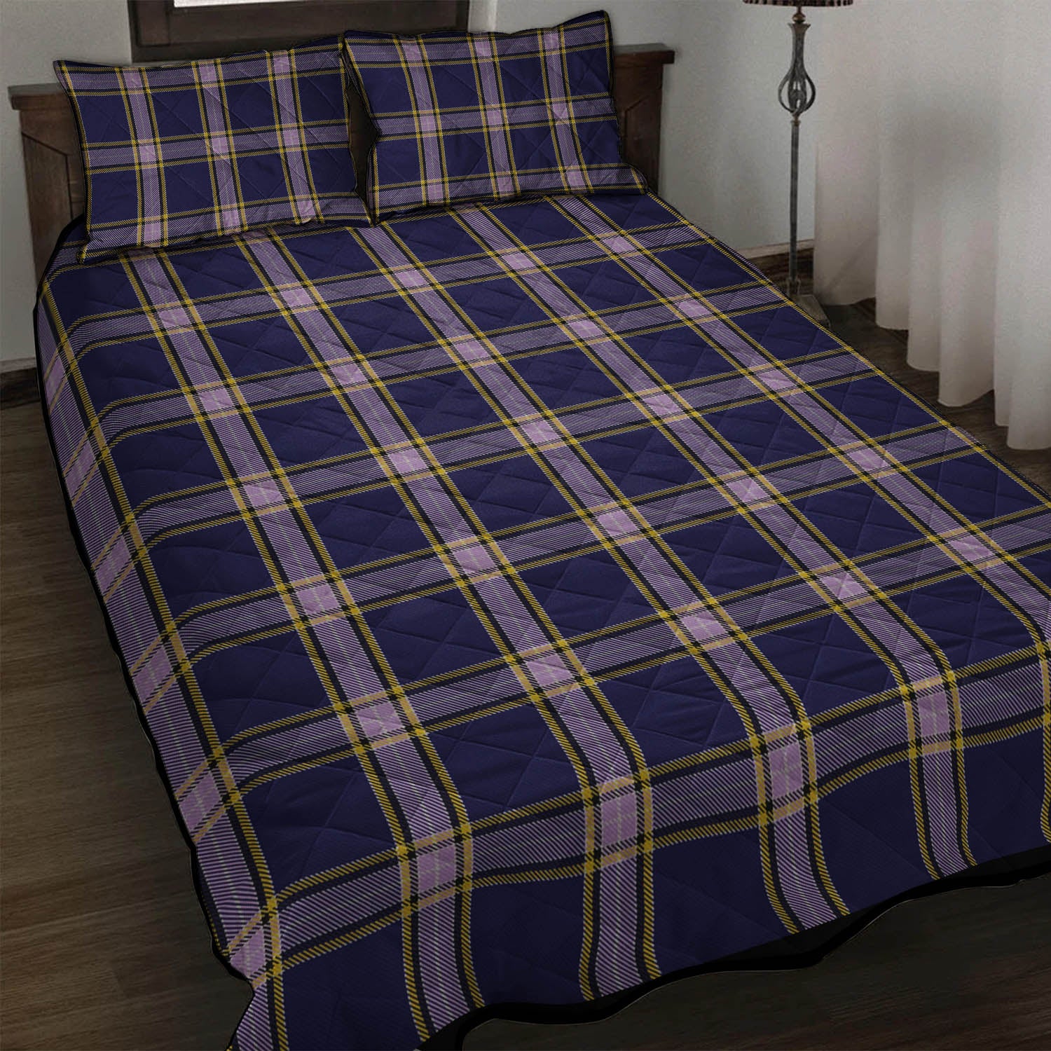 Nunavut Territory Canada Tartan Quilt Bed Set - Tartan Vibes Clothing