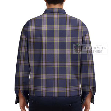 Nunavut Territory Canada Tartan Unisex Lapel Cotton Jacket