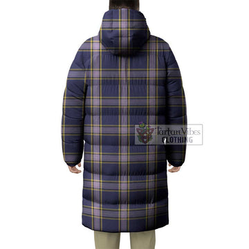 Nunavut Territory Canada Tartan Long Down Jacket