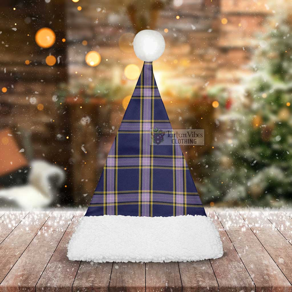 Nunavut Territory Canada Tartan Christmas Santa Hats - Tartan Vibes Clothing