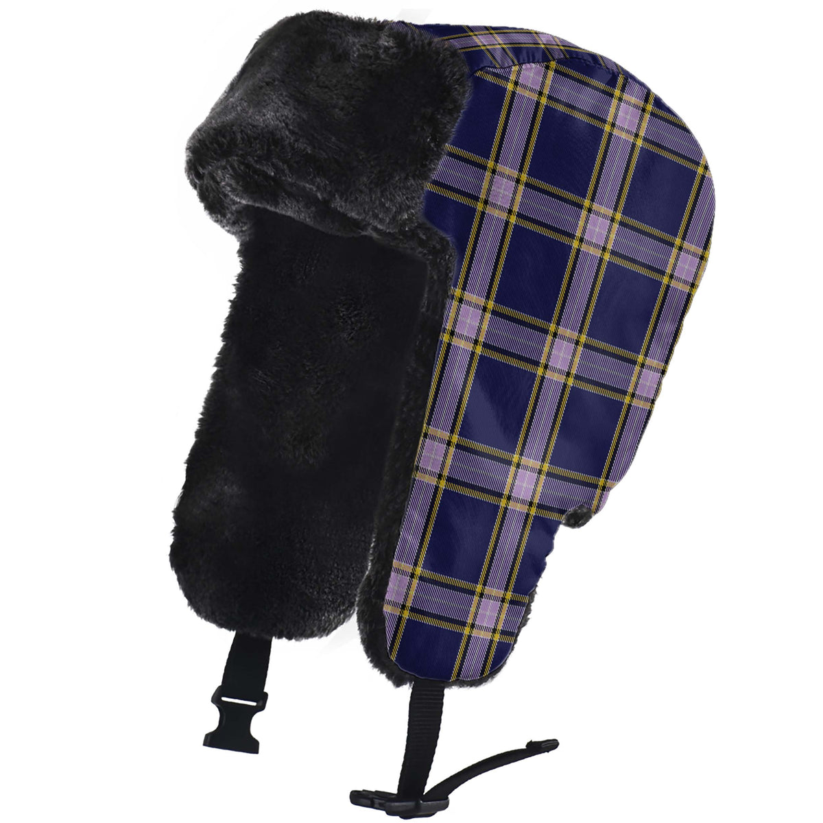 Nunavut Territory Canada Tartan Winter Trapper Hat - Tartan Vibes Clothing