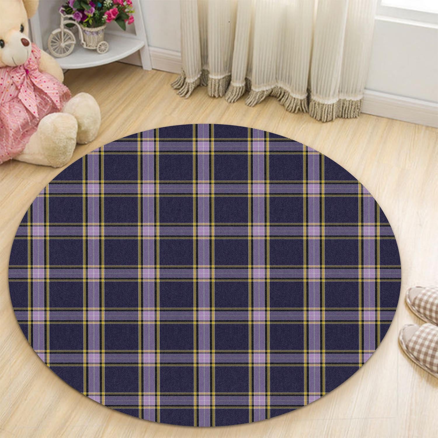 nunavut-territory-canada-tartan-round-rug