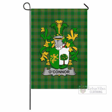 O_Connor (Sligo) Irish Clan Tartan Flag with Coat of Arms