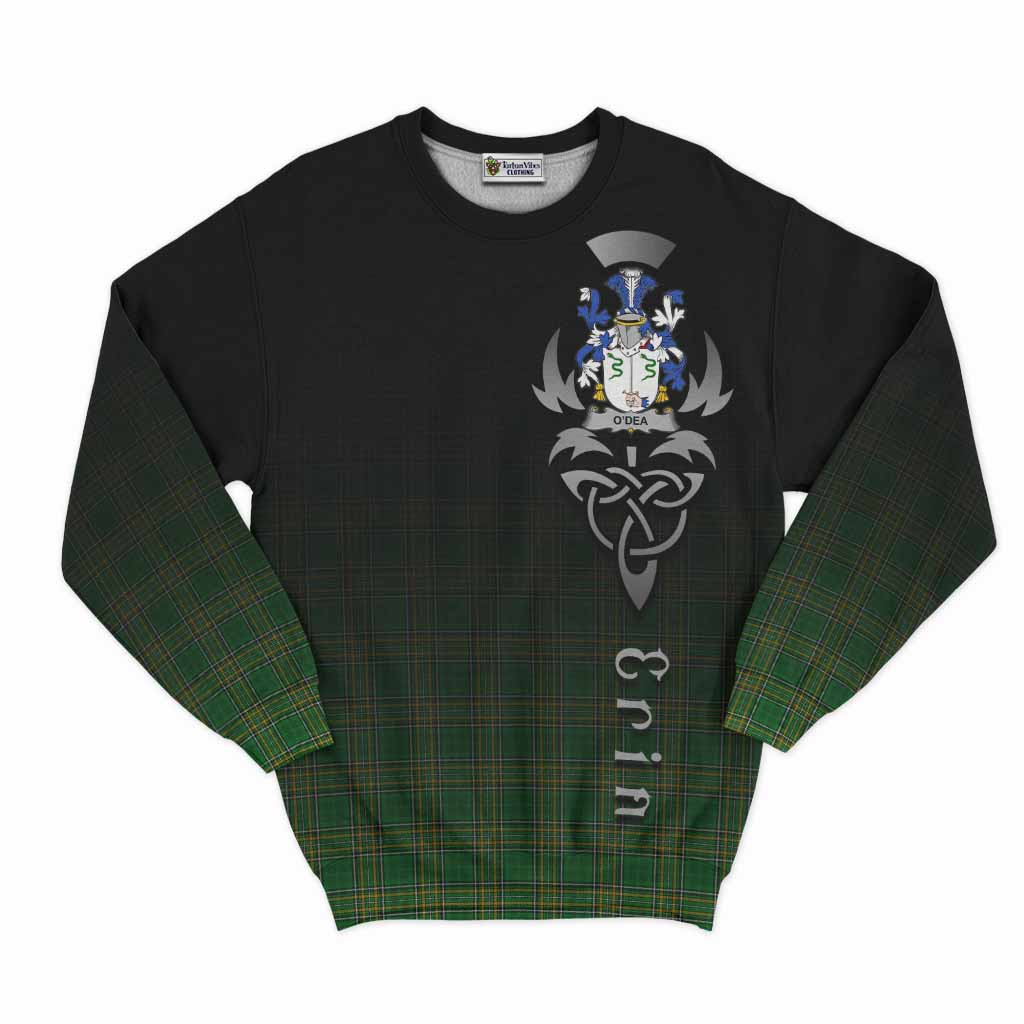 O'Dea Irish Clan Sweatshirt with Coat of Arms Erin Go Bragh Celtic Inspired Unisex - Tartan Vibes Clothing