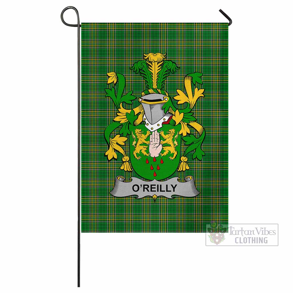 Tartan Vibes Clothing O_Reilly Irish Clan Flag with Coat of Arms