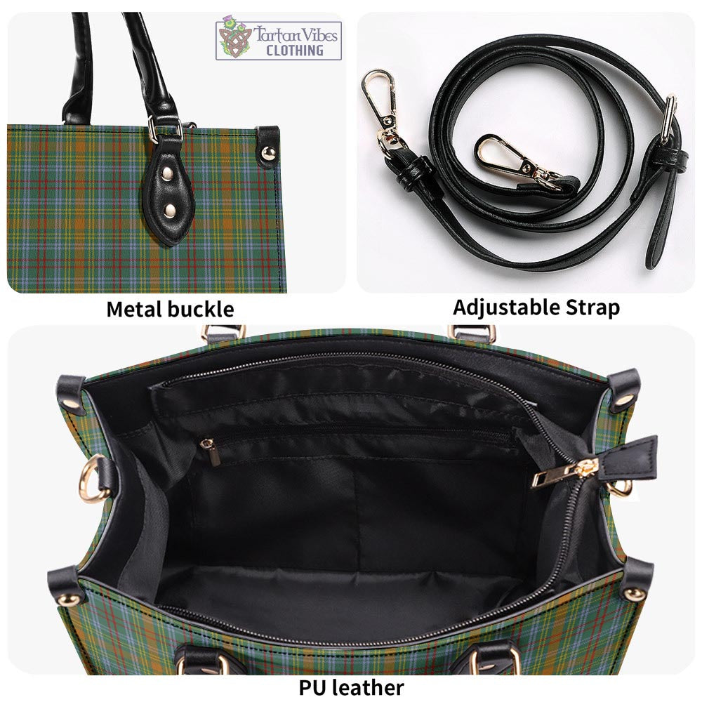 O'Brien Tartan Luxury Leather Handbags - Tartan Vibes Clothing