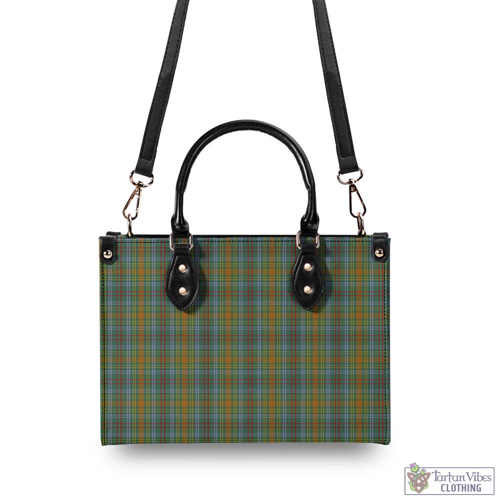 O'Brien Tartan Luxury Leather Handbags - Tartan Vibes Clothing
