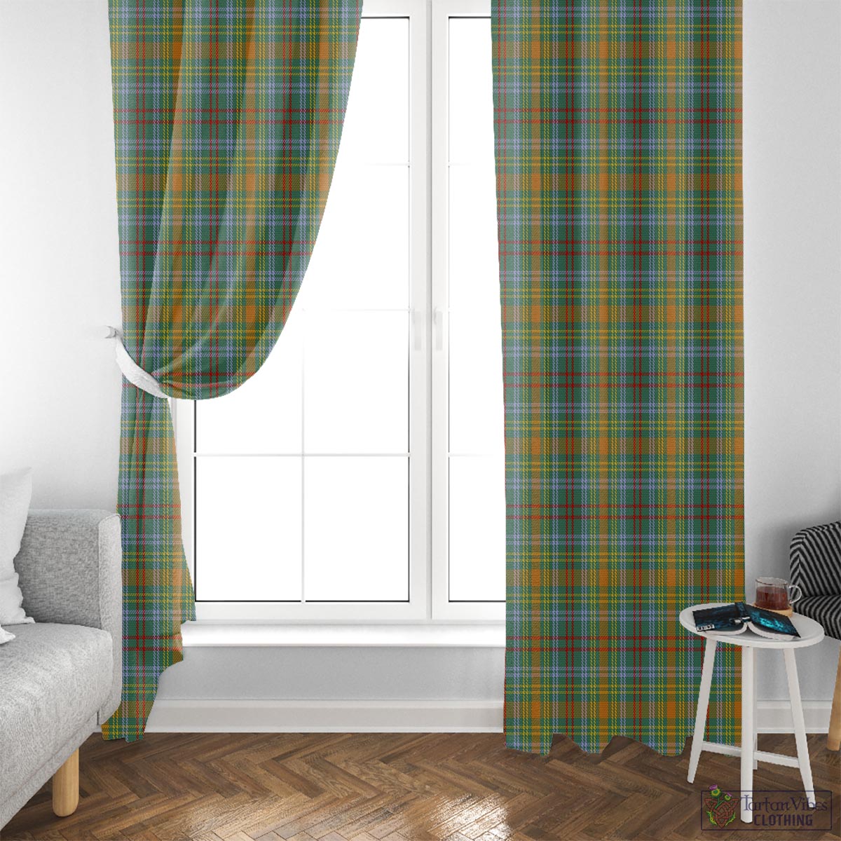 O'Brien Tartan Window Curtain - Tartan Vibes Clothing