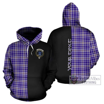 Ochterlony Tartan Hoodie with Family Crest and Half Of Me Style