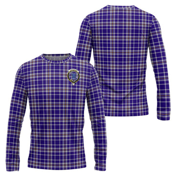 Ochterlony Tartan Long Sleeve T-Shirt with Family Crest