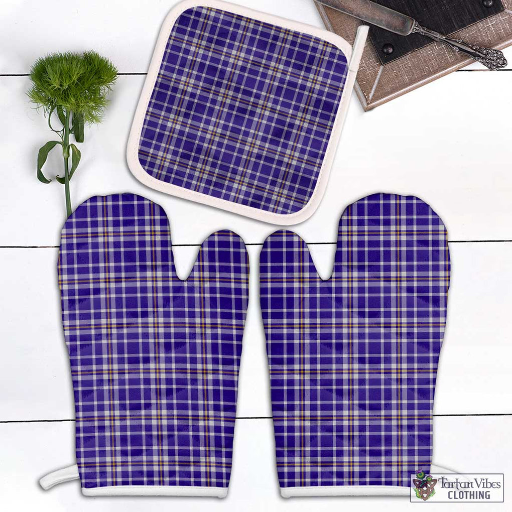 Ochterlony Tartan Combo Oven Mitt & Pot-Holder White - Tartan Vibes Clothing