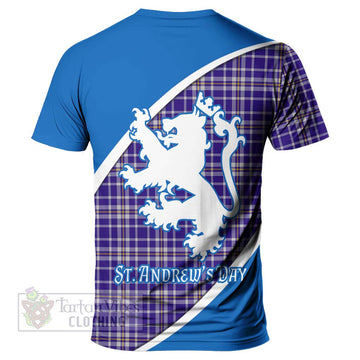 Ochterlony Family Crest Tartan T-Shirt Celebrate Saint Andrew's Day in Style