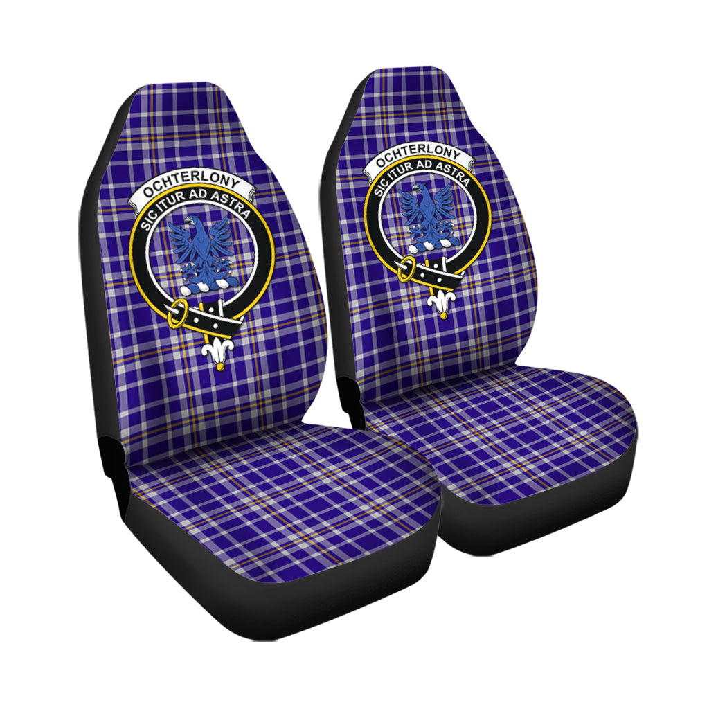 Ochterlony Tartan Car Seat Cover with Family Crest - Tartanvibesclothing