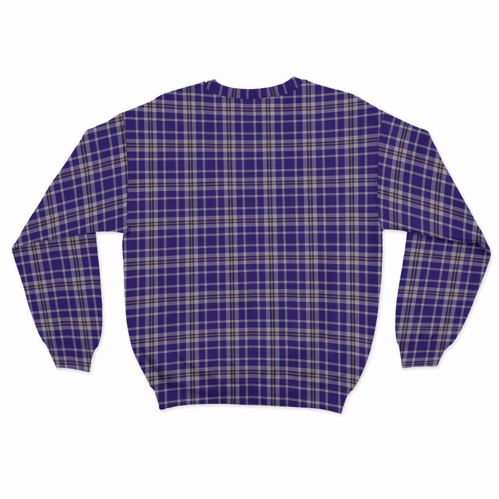 Ochterlony Tartan Sweatshirt with Family Crest - Tartan Vibes Clothing