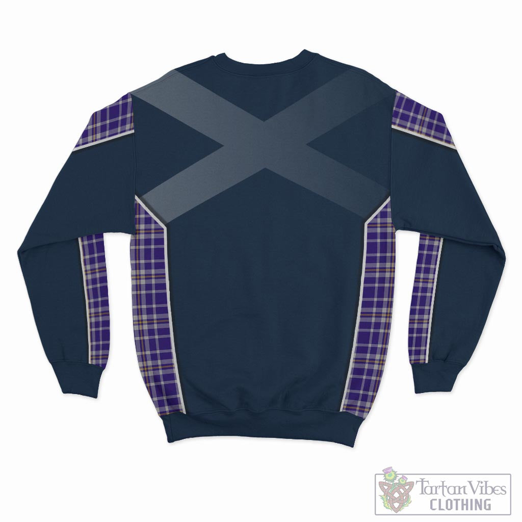 Tartan Vibes Clothing Ochterlony Tartan Sweater with Family Crest and Lion Rampant Vibes Sport Style