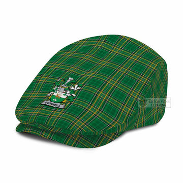 O_Connell Irish Clan Tartan Jeff Hat with Coat of Arm - Tartan Vibes Clothing