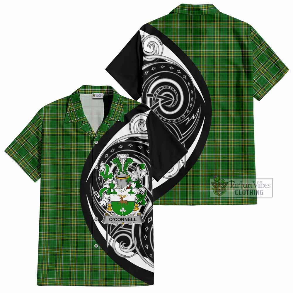 O'Connell Irish Clan Hawaiian Shirt Celtic Circle Style - Tartan Vibes Clothing