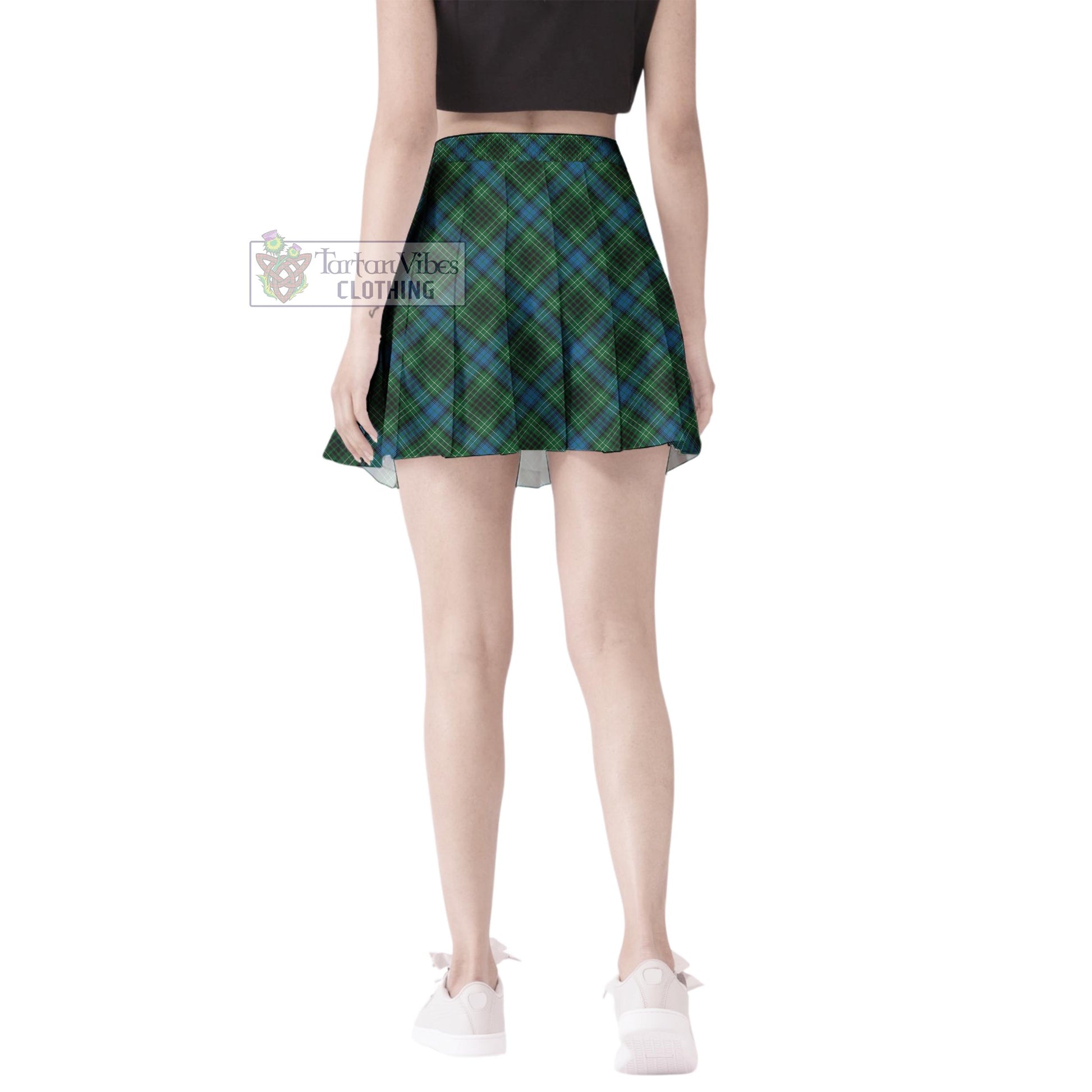 Tartan Vibes Clothing O'Connor Tartan Women's Plated Mini Skirt